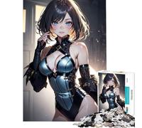 Rompecabezas de 1000 Piezas para Adultos con diseño de Chica Anime Ideal para Juegos educativos desafíos y Actividades prácticas Decorar el hogar y como Regalo de Amigo Invisible