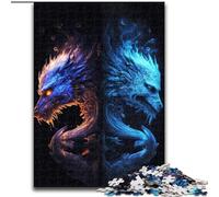 Rompecabezas de 1000 Piezas para Adultos con diseño de dragón galáctico de Madera, Ideal para cumpleaños, Navidad y Halloween, 50x75cm Ideal para cumpleaños, Fiestas y Ocasiones Especiales