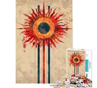 Rompecabezas de 1000 Piezas para Adultos con diseño de Mirada penetrante Juegos relajantes Decoración cumpleaños (tamaño 50x75cm)