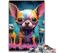 Rompecabezas de 1000 Piezas para Adultos, con diseño de Monstruos Coloridos para Adolescentes Toda la Familia a Partir de 14 años (26x38cm)