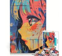 Rompecabezas de 1000 Piezas para Adultos con diseño de Mural de Grafiti de Anime, Juegos educativos, Carrera de Velocidad Manual, Toda la Familia 38x52cm