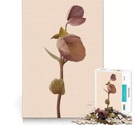 Rompecabezas de 1000 Piezas para Adultos con diseño de orquídeas y Flores,Arte de Borde Premium,Rompecabezas,Regalo,Juego Casual,Actividad de cumpleaños (50x75cm)