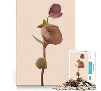 Rompecabezas de 1000 Piezas para Adultos con diseño de orquídeas y Flores,Corte, Divertido Juego de concentración,Regalo Ideal para un rato de Ocio y diversión en cumpleaños (38x26cm)