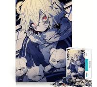 Rompecabezas de 1000 Piezas para Adultos con diseño de Oso,Personaje de Anime,Arte de Corte preciso,Juguete Creativo,Juego para el Tiempo Libre, Relajante (50x75cm)