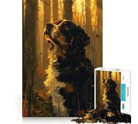 Rompecabezas de 1000 Piezas para Adultos con diseño de Perro de montaña bernés Articulaciones precisas y fácil de Usar Regalo Ideal para Disfrutar de un Momento de Paz Decoración de cumpleaños