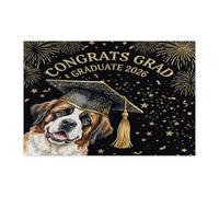 Rompecabezas de 1000 piezas para adultos con diseño de perro San Bernardo con tapa de diploma de cachorro, decoración impresa clase de 2026 para entretenimiento creativo
