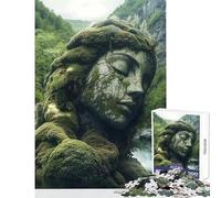 Rompecabezas de 1000 Piezas para Adultos con diseño de Rostro de Piedra en la Naturaleza Juego práctico para Mejorar la Memoria y Combatir el estrés Ideal para la interacción Entre Padres e Hijos