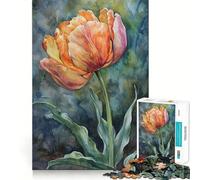 Rompecabezas de 1000 Piezas para Adultos con diseño de Tulipanes, decoración práctica, Juguete para ejercitar la Mente, Entretenimiento Casual, (38x52cm)