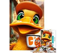 Rompecabezas de 1000 Piezas para Adultos con diseño Divertido de Pato y Ganso Sonriente Ideal para cumpleaños Navidad Actividades Familiares y Juguetes de Bricolaje para Mayores de 14 años 38x26cm