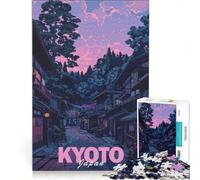 Rompecabezas de 1000 Piezas para Adultos con diseño estético de la Ciudad de Kioto, Ideal para Toda la Familia Entrena tu Cerebro y Tus Manos Toda la Familia 50x75cm