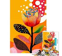 Rompecabezas de 1000 Piezas para Adultos con diseño Floral Abstracto y Colorido Un desafío Educativo Ideal para Mujeres Juego práctico para Mayores de 14 años 50x75cm