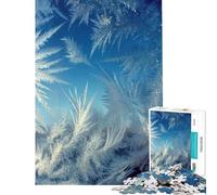 Rompecabezas de 1000 Piezas para Adultos con diseños escarchados sobre Vidrio Ayuda a ejercitar el Cerebro Actividades Familiares Juegos educativos Apto para Mayores de 14 años (38x26cm)