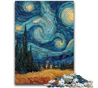 Rompecabezas de 1000 Piezas para Adultos, con el Cielo Nocturno de Night Sky, Ideal para Adolescentes, Ideal para Decorar escritorios a Partir de 14 años (75x50cm)