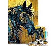 Rompecabezas de 1000 Piezas para Adultos con el icónico Pegaso Rompecabezas para Adultos Que estimula la Mente y Mejora la Memoria (tamaño 38x52cm)