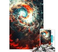 Rompecabezas de 1000 Piezas para Adultos con espirales Actividades Divertidas para Hacer en casa Juego antiestrés y de ingenio para Mayores de 14 años (38x26cm)