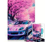 Rompecabezas de 1000 Piezas para Adultos con Hermosos Autos,diseño artístico de Corte preciso,Juego cognitivo y Divertido,Ideal para el Ocio y la relajación Navidad (38x52cm)