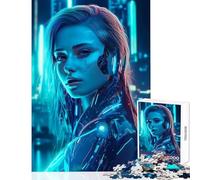 Rompecabezas de 1000 Piezas para Adultos con IA Juguetes antiestrés para niñas Hermosas Excelentes Regalos y Juguetes para Juegos educativos Entrena tu Cerebro y Tus Manos Tamaño 38x52cm