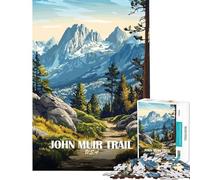 Rompecabezas de 1000 Piezas para Adultos con ilustración del Paisaje del Sendero John Muir Juegos Familiares Que desafían la Inteligencia Juguetes adictivos Un Gran Regalo para la diversión Familiar