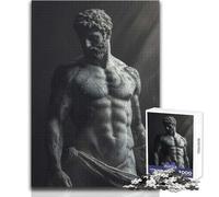 Rompecabezas de 1000 Piezas para Adultos con la Estatua Antigua de Hércules Juego Educativo y Divertido de Actividades de Aprendizaje Cualquier ocasión Tamaño 38x26cm