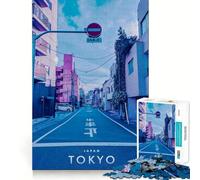 Rompecabezas de 1000 Piezas para Adultos con letreros de neón en Tokio Juego de concentración Perfecto Regalo Ideal para Jugar tranquilamente cumpleaños o como pasatiempo 50x75cm