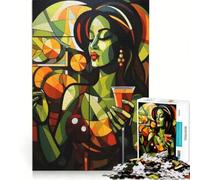 Rompecabezas de 1000 Piezas para Adultos con máscaras de Mosaico Caos Colorido Juego Imposible Actividades Divertidas para Hacer en casa Ideal para Decorar el Escritorio 38x52cm