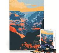 Rompecabezas de 1000 Piezas para Adultos con Paisaje del Gran Cañón,diseño artístico, Ideal para divertirse resolviendo Problemas,un Juego Relajante y Divertido,Perfecto como Regalo