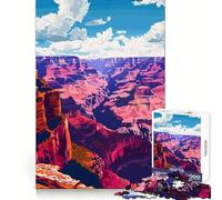 Rompecabezas de 1000 Piezas para Adultos con Paisaje del Gran Cañón,diseño, Ideal para divertirse resolviendo Problemas,un Juego Relajante y Divertido,Perfecto como Regalo de cumpleaños