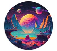 Rompecabezas de 1000 Piezas para Adultos con paisajes Extraterrestres. Ideal para Parejas, Navidad, Año Nuevo y San Valentín (tamaño 67,5 x 67,5 cm).
