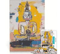 Rompecabezas de 1000 Piezas para Adultos con Pintura Original de meditación de Buda Juego Educativo Actividades Familiares para Fortalecer el Amor Entre Parejas 38x52cm