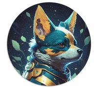 Rompecabezas de 1000 Piezas para Adultos, con realismo mágico, de Perro Corgi Un desafiante Juego de Bricolaje para entusiastas, Relajarse (67,5x67,5cm)