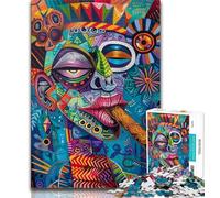 Rompecabezas de 1000 Piezas para Adultos, con Retratos de Pintura al óleo, Ideal para Regalar a Toda la Familia (tamaño 75x50cm)