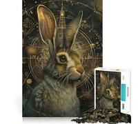 Rompecabezas de 1000 Piezas para Adultos con símbolos celestiales,decoración práctica,Juguete para ejercitar el Cerebro,Juego Divertido para cumpleaños (38x26cm)