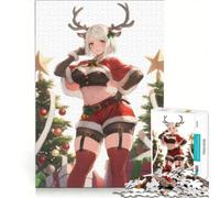 Rompecabezas de 1000 Piezas para Adultos con temática de Anime navideño, Juguetes para armar, interacción Entre Padres e Hijos, para Fortalecer el Amor en Pareja 50x75cm