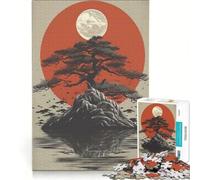 Rompecabezas de 1000 Piezas para Adultos con temática de Cultura Japonesa Vintage Juegos educativos y Carreras de Velocidad Toda la Familia 38x26cm