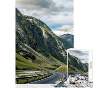 Rompecabezas de 1000 Piezas para Adultos con temática de montañas Juego práctico Que Mejora la Memoria y es antiestrés Colección de Artistas Bellas Artes (38x52cm)