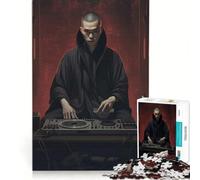 Rompecabezas de 1000 Piezas para Adultos con temática de música DJ y Discoteca Ideal para Jugar en Familia Pasar el rato en casa cumpleaños o Navidad 38x26cm