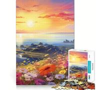 Rompecabezas de 1000 Piezas para Adultos con un Hermoso Paisaje Natural y Bordes limpios Juego Que estimula la Mente y fomenta el Juego Lento Ideal para el Ocio y Las Fiestas (50x75cm)