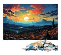 Rompecabezas de 1000 Piezas para Adultos con un Hermoso y Maravilloso Paisaje del Mundo cumpleaños o Arte de Pared (75 x 50 cm)