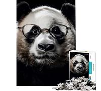 Rompecabezas de 1000 Piezas para Adultos con un Lindo Panda Ideal para Juegos educativos desafíos y Actividades prácticas Decorar el hogar y como Regalo de Amigo Invisible (38x26cm)