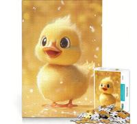 Rompecabezas de 1000 Piezas para Adultos con un Lindo Patito Amarillo Un Juego Relajante, Divertido y con Humor, 38x52cm