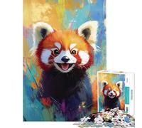 Rompecabezas de 1000 Piezas para Adultos con Vibrantes diseños de Pandas Rojos Rompecabezas para Adolescentes Que mejoran la Memoria Un desafío Educativo único Juego de desafío 38x52cm