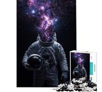 Rompecabezas de 1000 Piezas para Adultos Conciencia Cósmica ︰ La Mente de un Astronauta Juego Educativo y desafiante Regalo de cumpleaños para Toda la Familia (Tamaño 38x52cm)