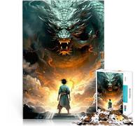 Rompecabezas de 1000 Piezas para Adultos Conoce a Shenlong Juego desafiante y Juego Familiar Toda la Familia. 38x52cm