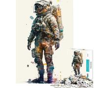 Rompecabezas de 1000 Piezas para Adultos Conquistadores del Espacio Juguetes Juegos educativos Regalos de Juegos educativos para Mujeres Regalo de cumpleaños (Tamaño 38x26cm)