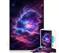 Rompecabezas de 1000 Piezas para Adultos Corazón Celestial Bordes Limpios Juego Creativo para el Cerebro Juego Lento Divertido Regalo Navideño Relajado (50x75cm)