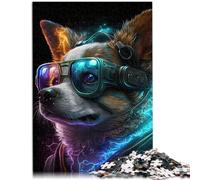 Rompecabezas de 1000 piezas para adultos Corgi Dog Interesante Reducción del estrés, Gran regalo para Navidad, 19.7 x 29.5 pulgadas para niños de 14 años