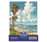 Rompecabezas De 1000 Piezas para Adultos Corpus Christi Beach Scene Rompecabezas Juego Familiar para La Diversión Familiar Oferta como Regalo para Toda La Familia 52x38cm/1000pcs