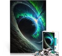 Rompecabezas de 1000 piezas para adultos Cosmic Black Hole Brain Teaser Game para es ideal como regalo para toda la familia de 19.7 x 29.5 pulgadas para niños de 14 años