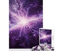 Rompecabezas de 1000 Piezas para Adultos Cosmic Bloom Juguete Educativo Regalo de cumpleaños Juegos Divertidos con póster a Juego y Hoja de Trivia tamaño 50x75cm