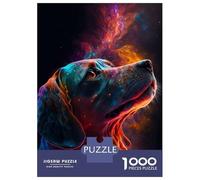 Rompecabezas De 1000 Piezas para Adultos Cosmic Dog Rompecabezas Práctico Juego Decoración del Hogar Cumpleaños Y Navidad 70x50cm/1000pcs